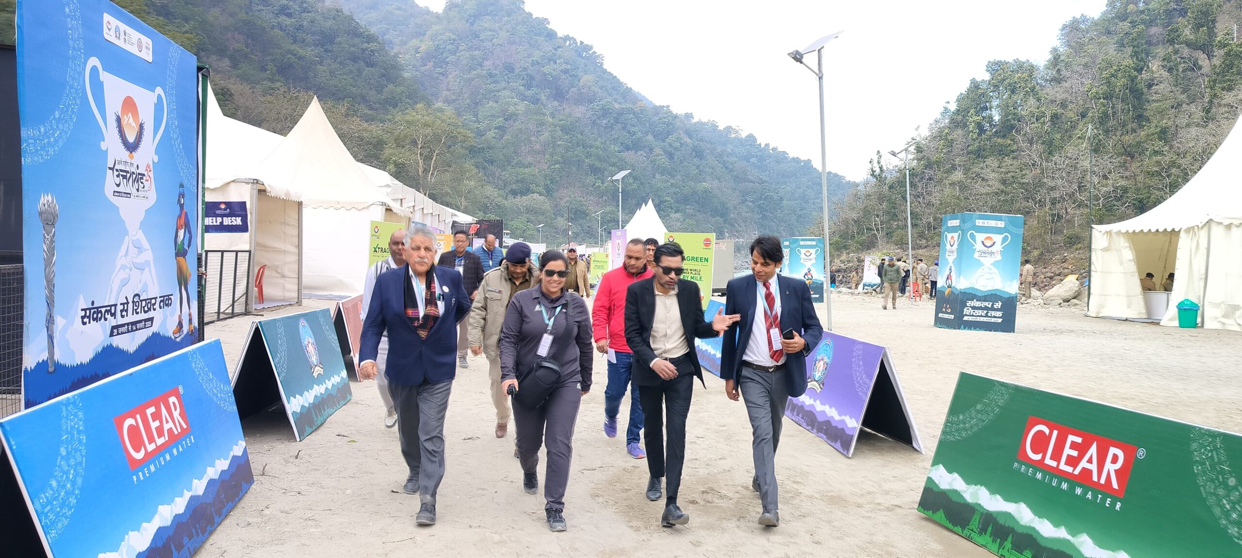 38वें राष्ट्रीय खेलो के तहत कयाकिंग(सलालॉम) प्रतियोगिता का शुभारंभ