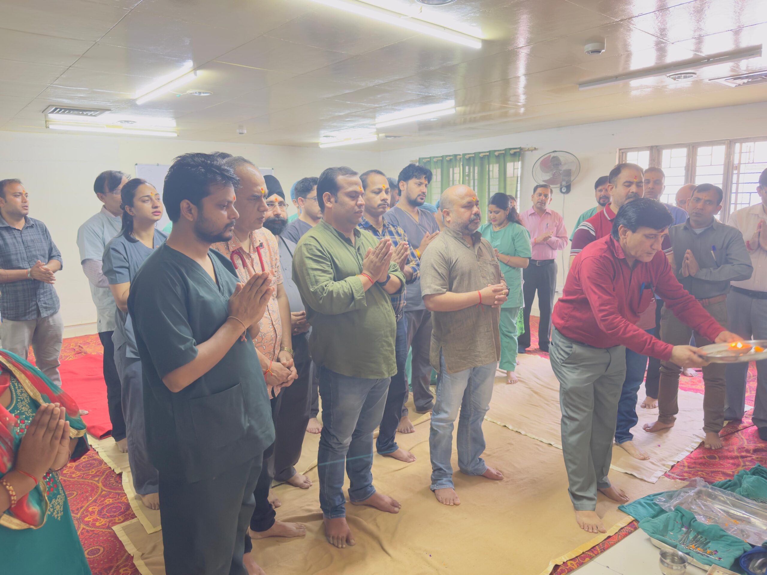 एनेस्थिसिया विभाग के ओटी परिसर में हुआ भव्य कार्यक्रम