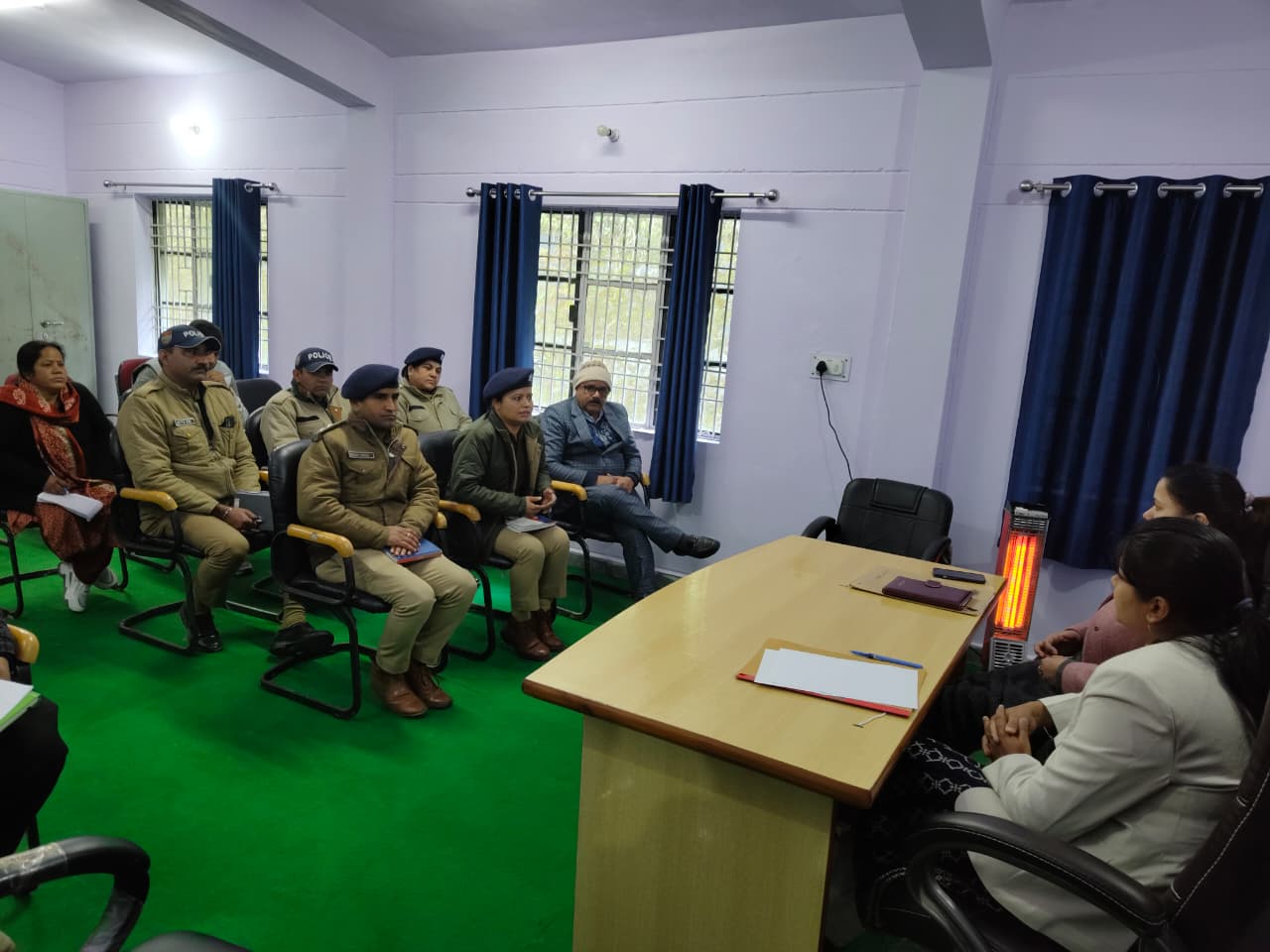 किशोर न्याय बोर्ड की मासिक बैठक एवं निरीक्षण