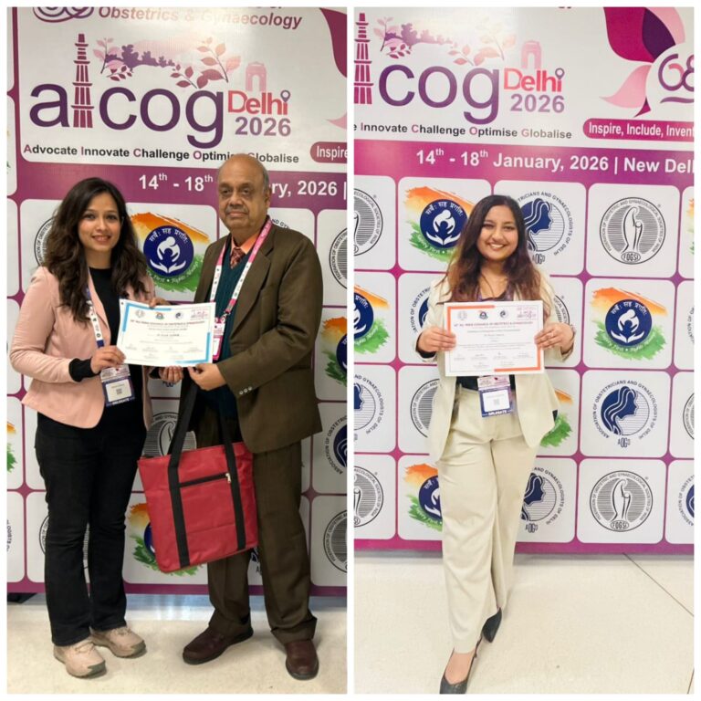 राजकीय मेडिकल कॉलेज श्रीनगर की चिकित्सकों ने ऑल इंडिया ऑब्स्टेट्रिक्स एंड गायनेकोलॉजी कॉन्फ्रेंस 2026 में उत्कृष्ट प्रदर्शन कर संस्थान का नाम रोशन किया है। कॉलेज की डा. पूजा (पीजी जूनियर–2) ने सम्मेलन में सर्वाधिक अंक प्राप्त करने के साथ-साथ सर्वश्रेष्ठ पेपर प्रस्तुति पुरस्कार भी अपने नाम किया।